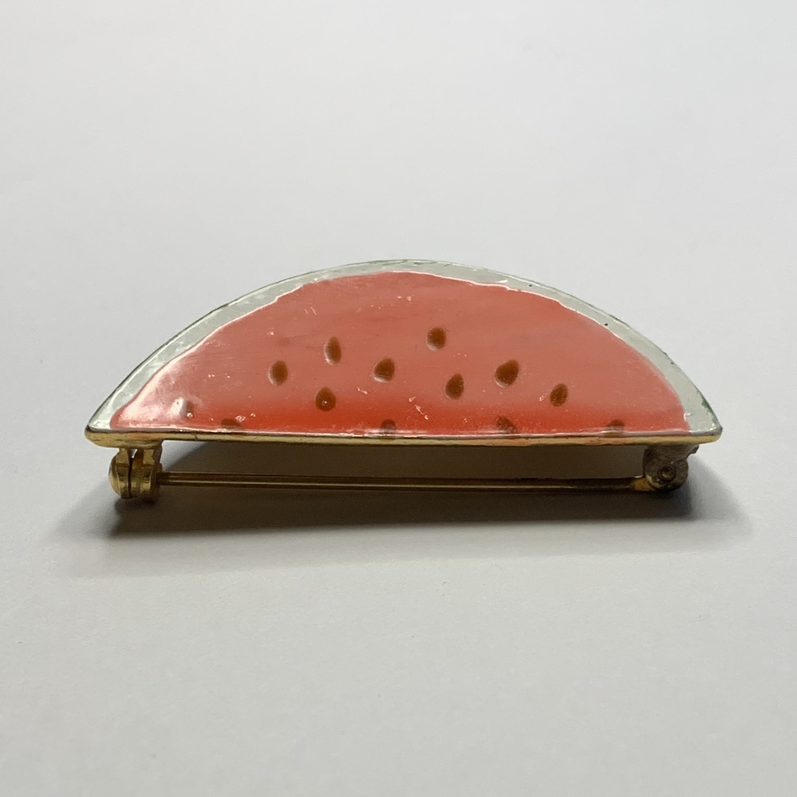 Vintage Original By Robert Enamel Watermelon Slice Brooch Pin