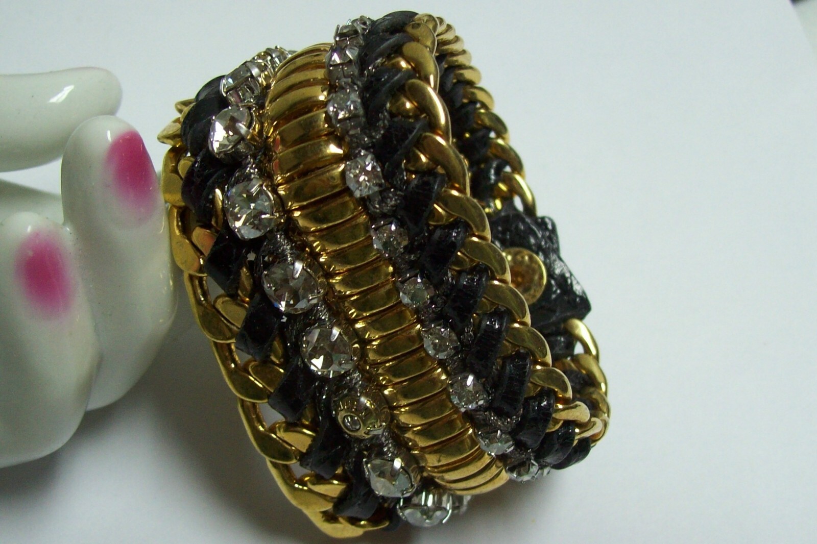 Vintage HENRI BENDEL Rhinestone Bracelet