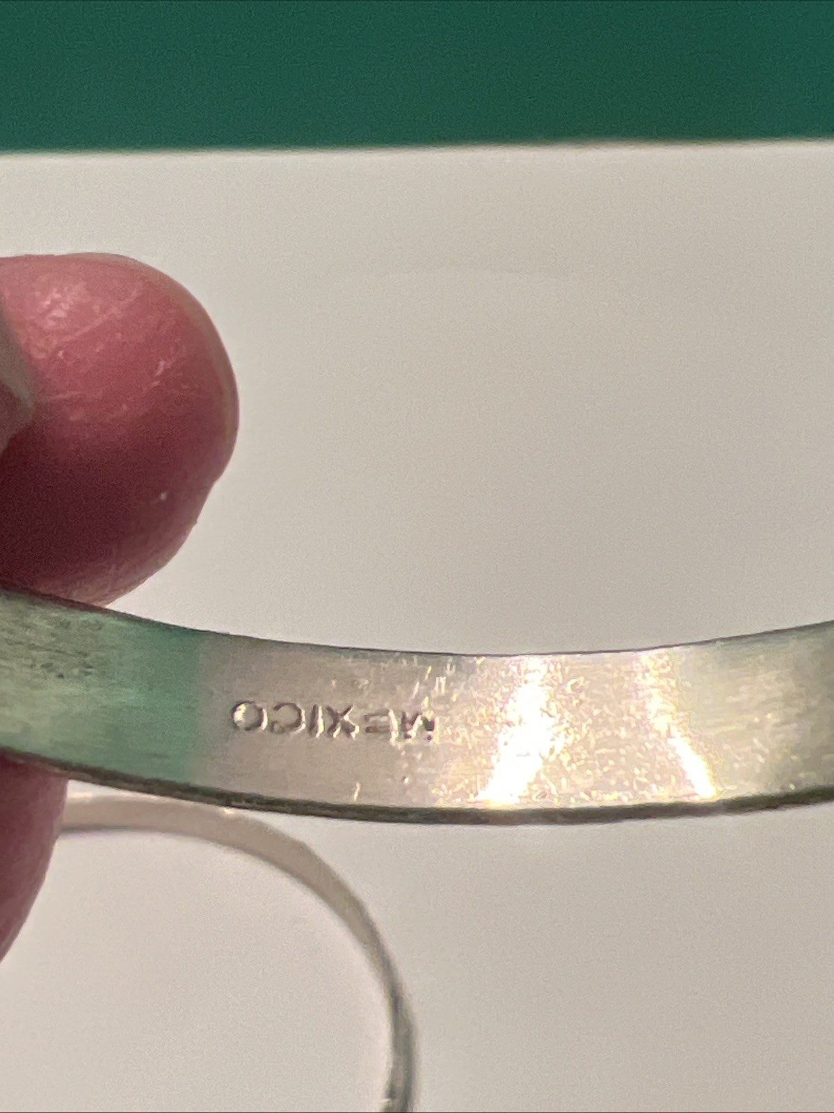 vintage Sterling Silver Mexico bracelet Set Of 2. Approximately Size 7.75