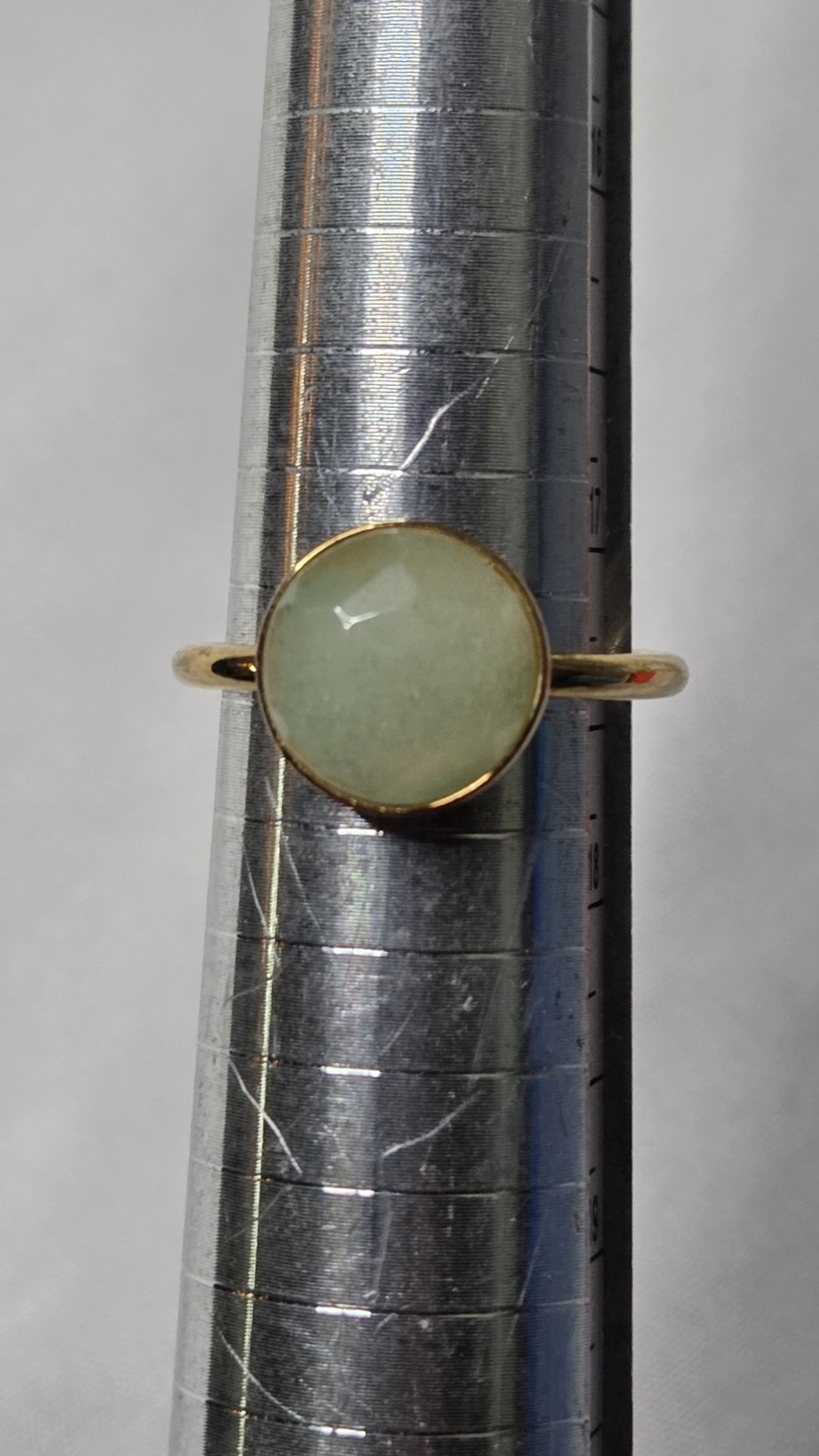 Vintage Stella & Dot, Gold-Plated, Aventurine, Size 7 Ring (1187)