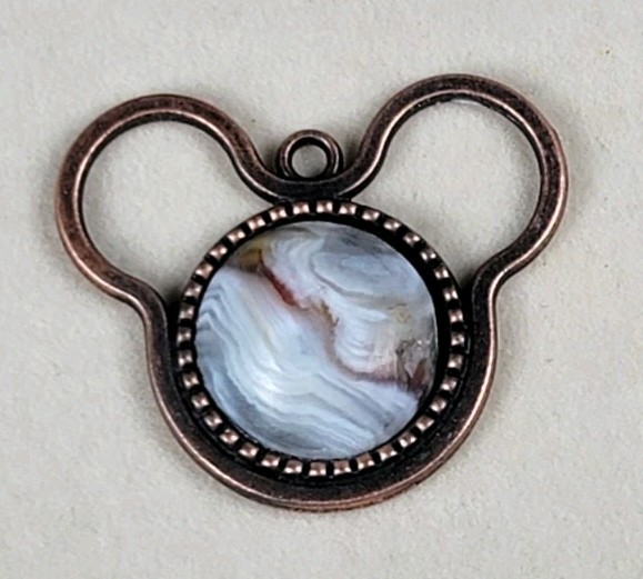 Antique Style Stone Pendant