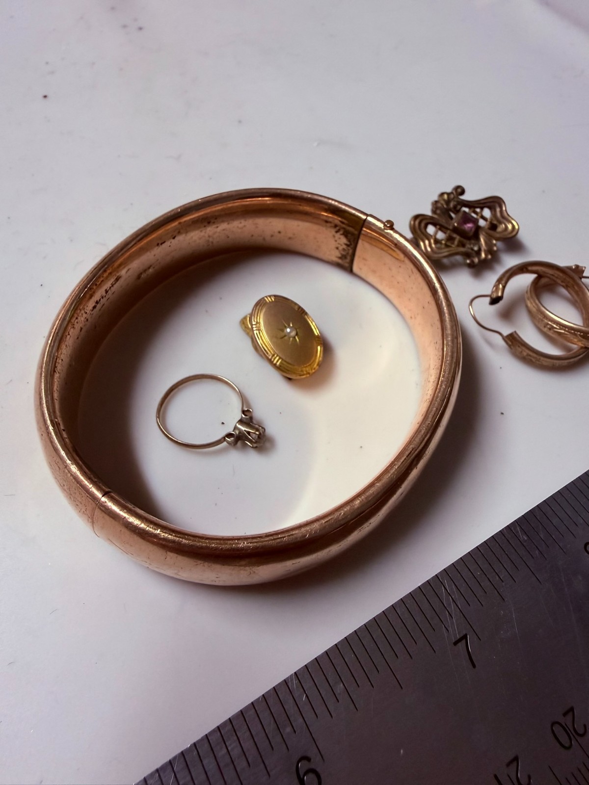 Collection Lot Amazing Variety Antique Jewelry Bracelet Brooch Clip – Y1