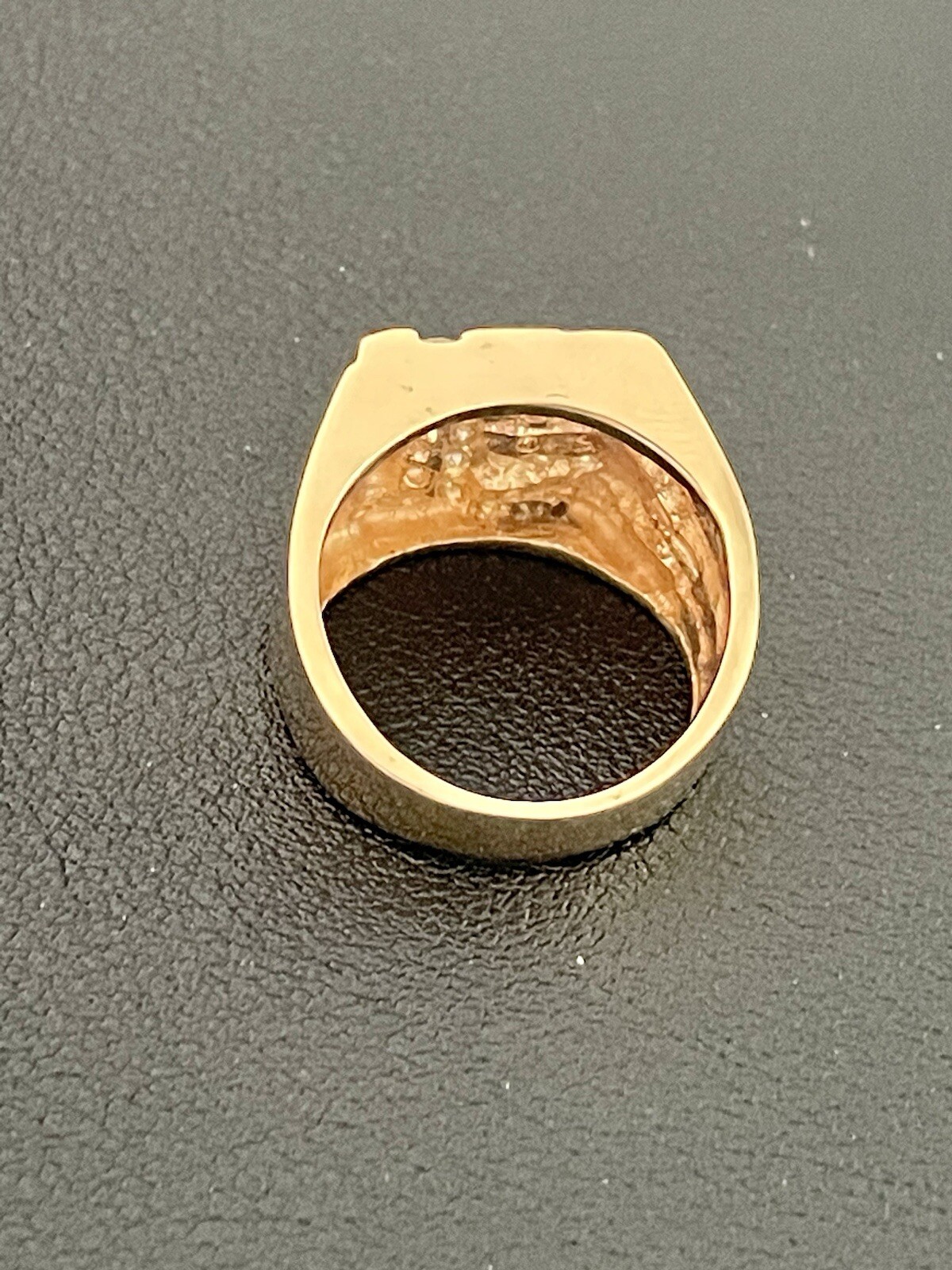 14k Yellow Gold 1.00CTW Diamond Statement Ring (B23)