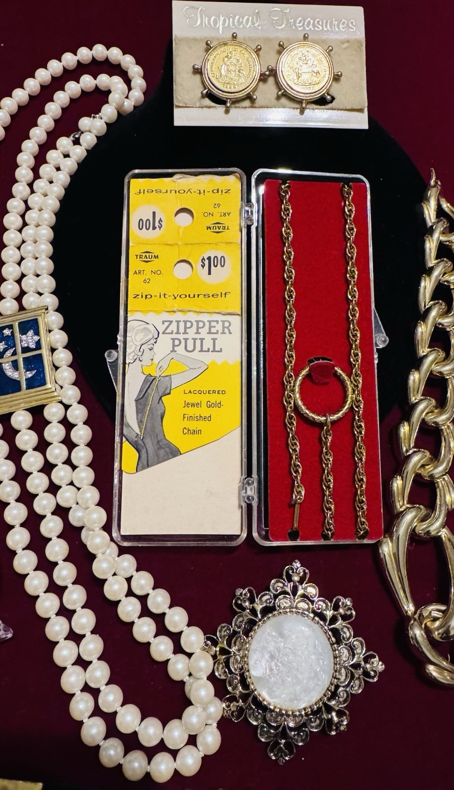Vintage High End Costume Jewelry Mamselle Monet Napier Japan Sarah Coventry TRUM