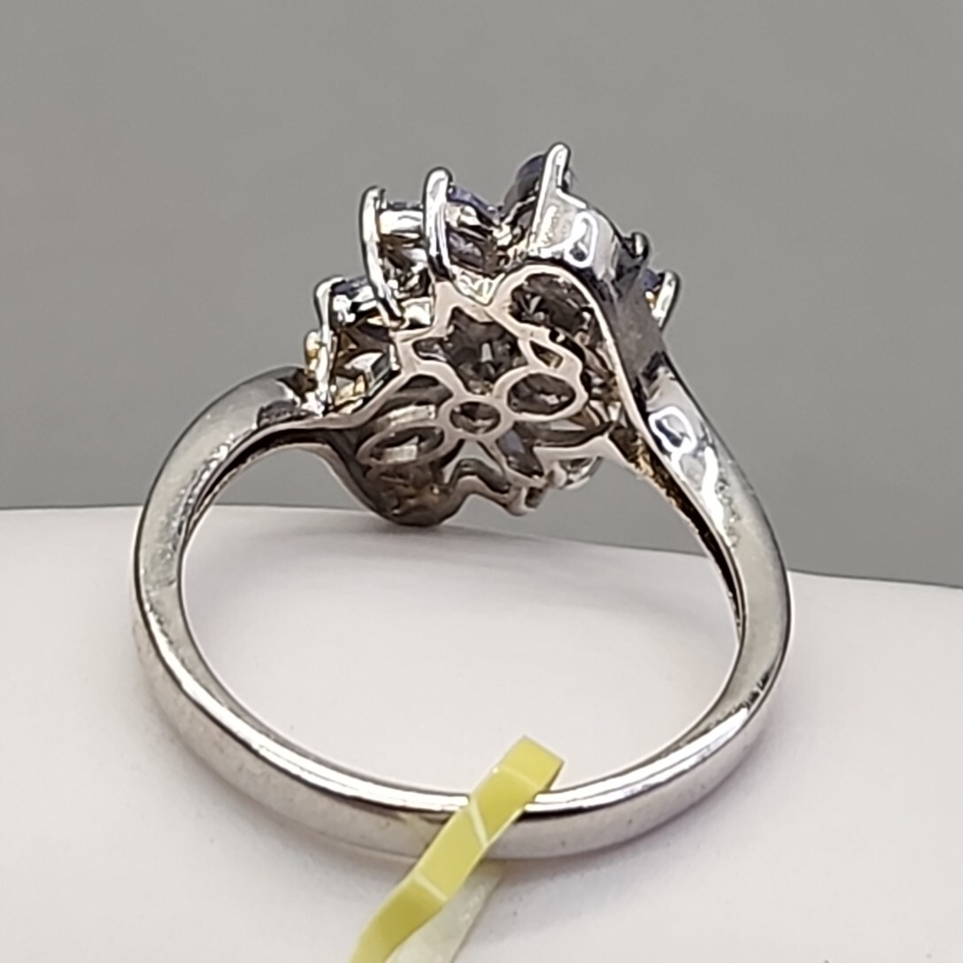 Iolite Ring Violet Lavender Sterling Silver 925 STS JTV Sz 7