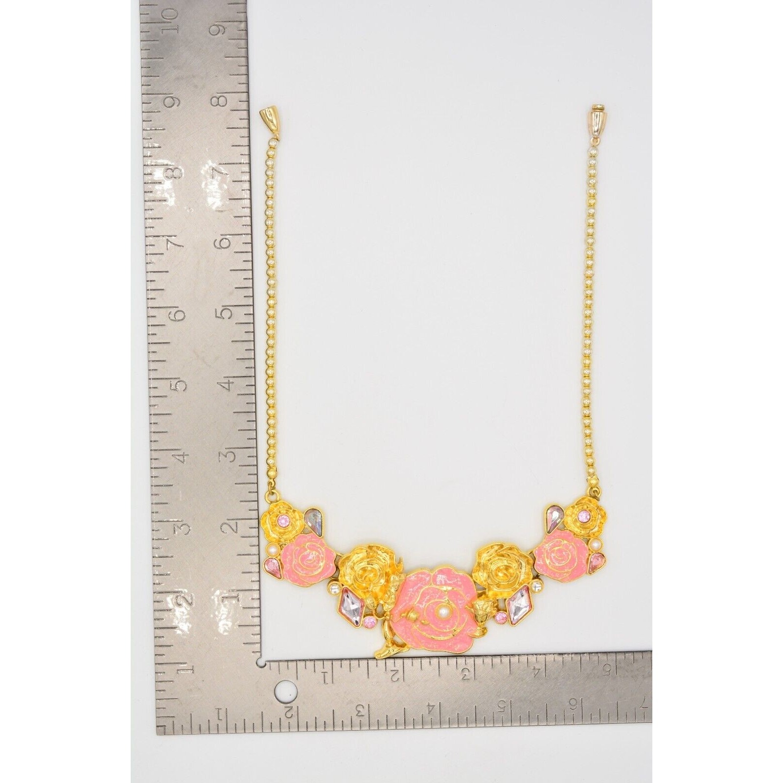 Disney Store London Necklace Princess Belle Beauty And The Beast Halloween Bin1D