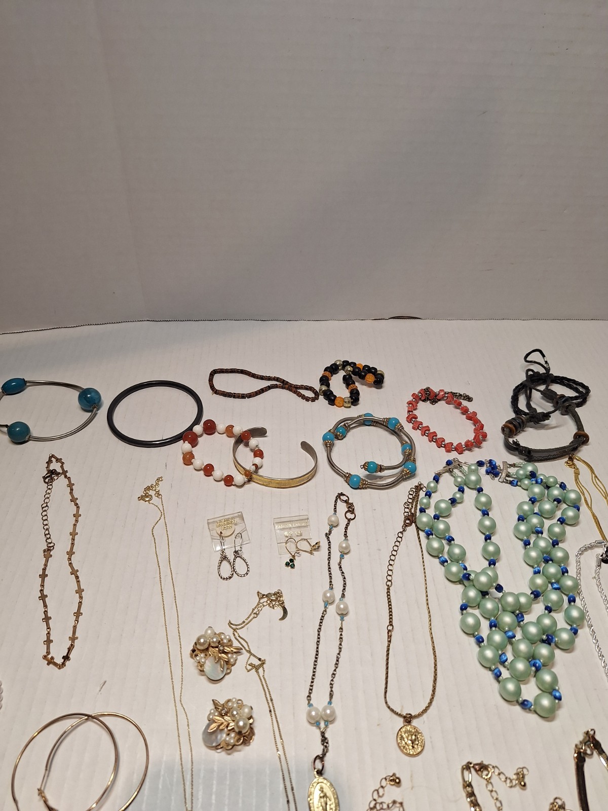 Wearable Costume Jewelry Lot Vintage And Modern, Over 60 Nice Pieces