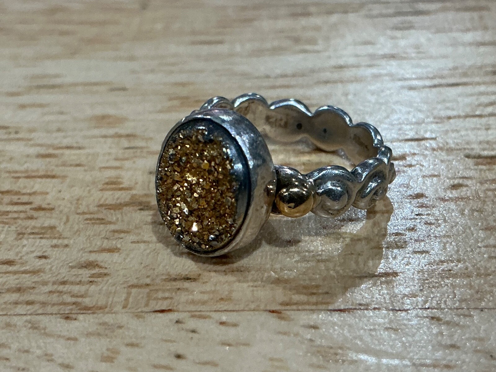 Amy Kahn Russell Ring 18K & 925 Sterling Silver AKR