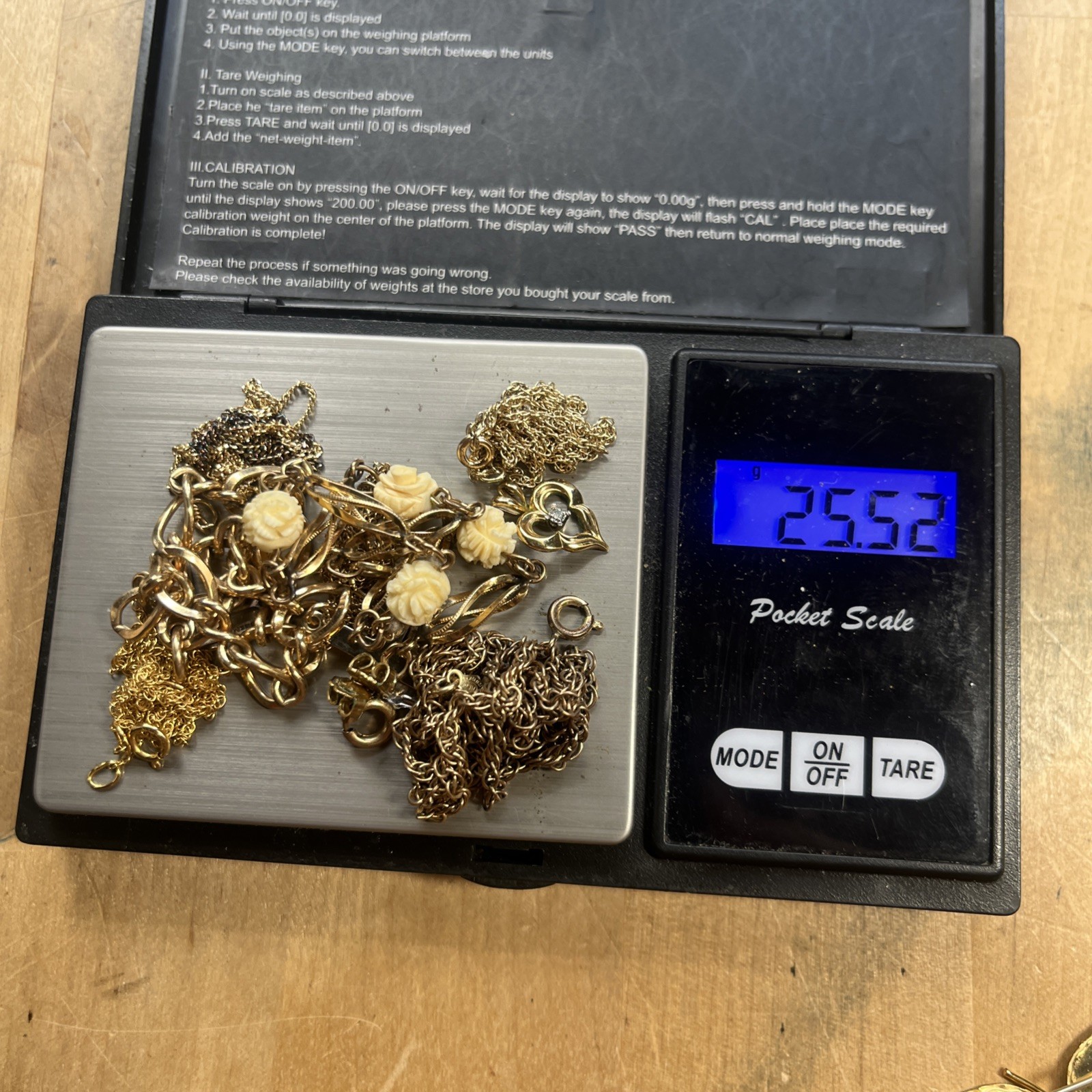 Mixed Lot of 1/20 12K Gold Filled & Other Gold GF — Pins, Bracelets Lot – J1