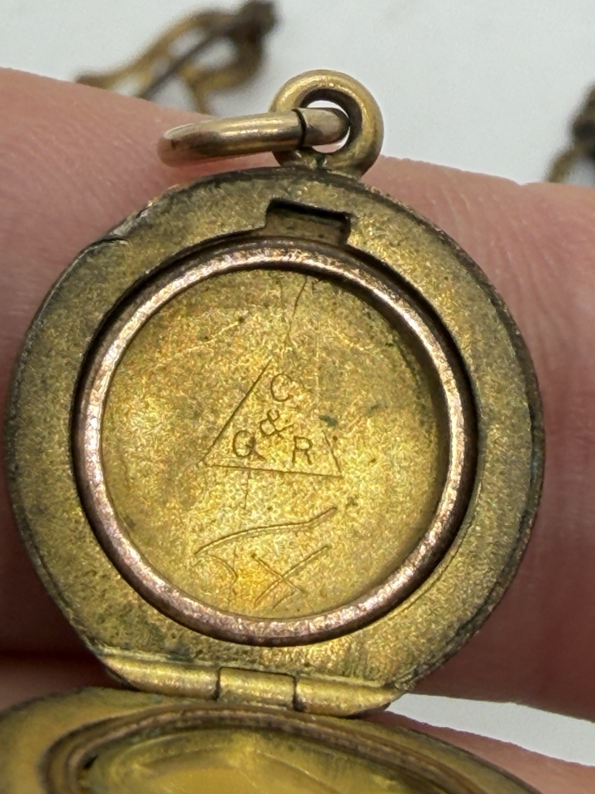 LOT Of 8 Antique Gold Filled Watch Chains Fob, Locket, Brooch, Pendant