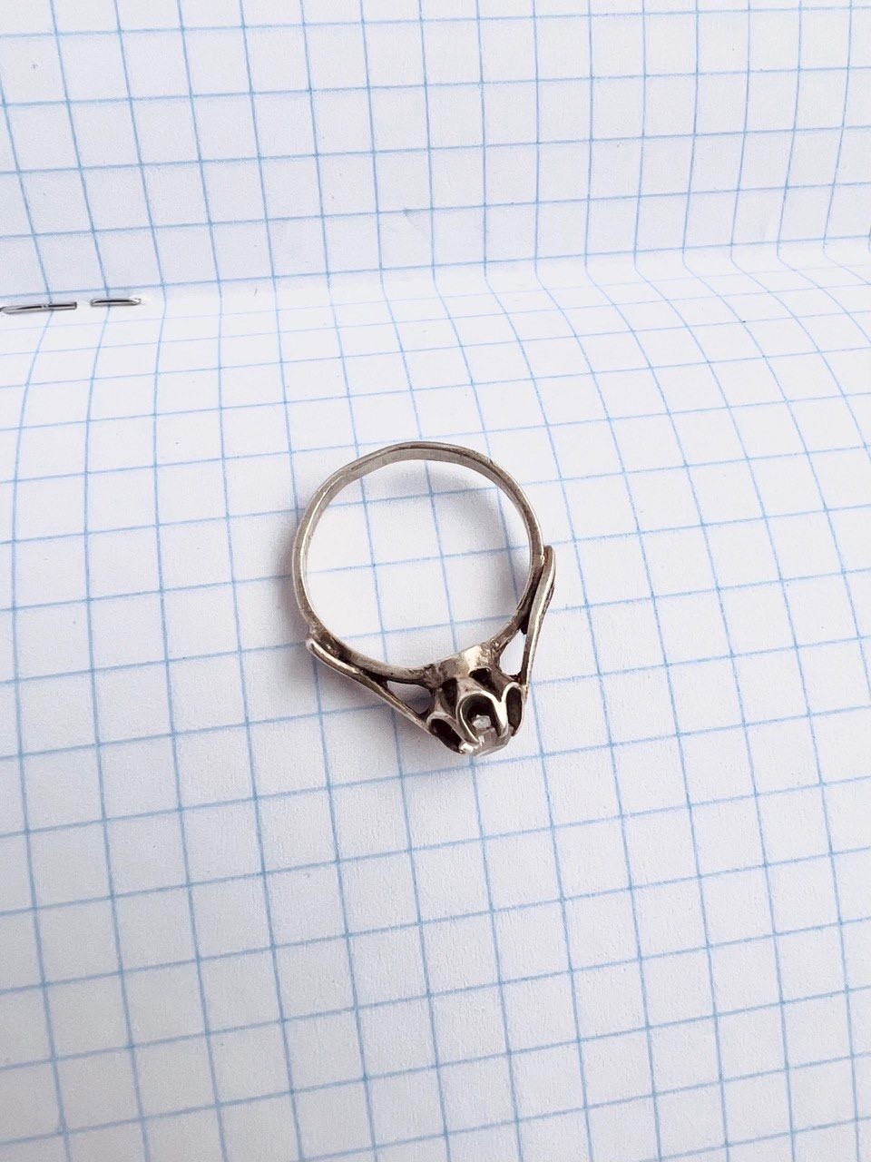 Vintage Ussr Silver 925 Ring Soviet Design Womens Size 5