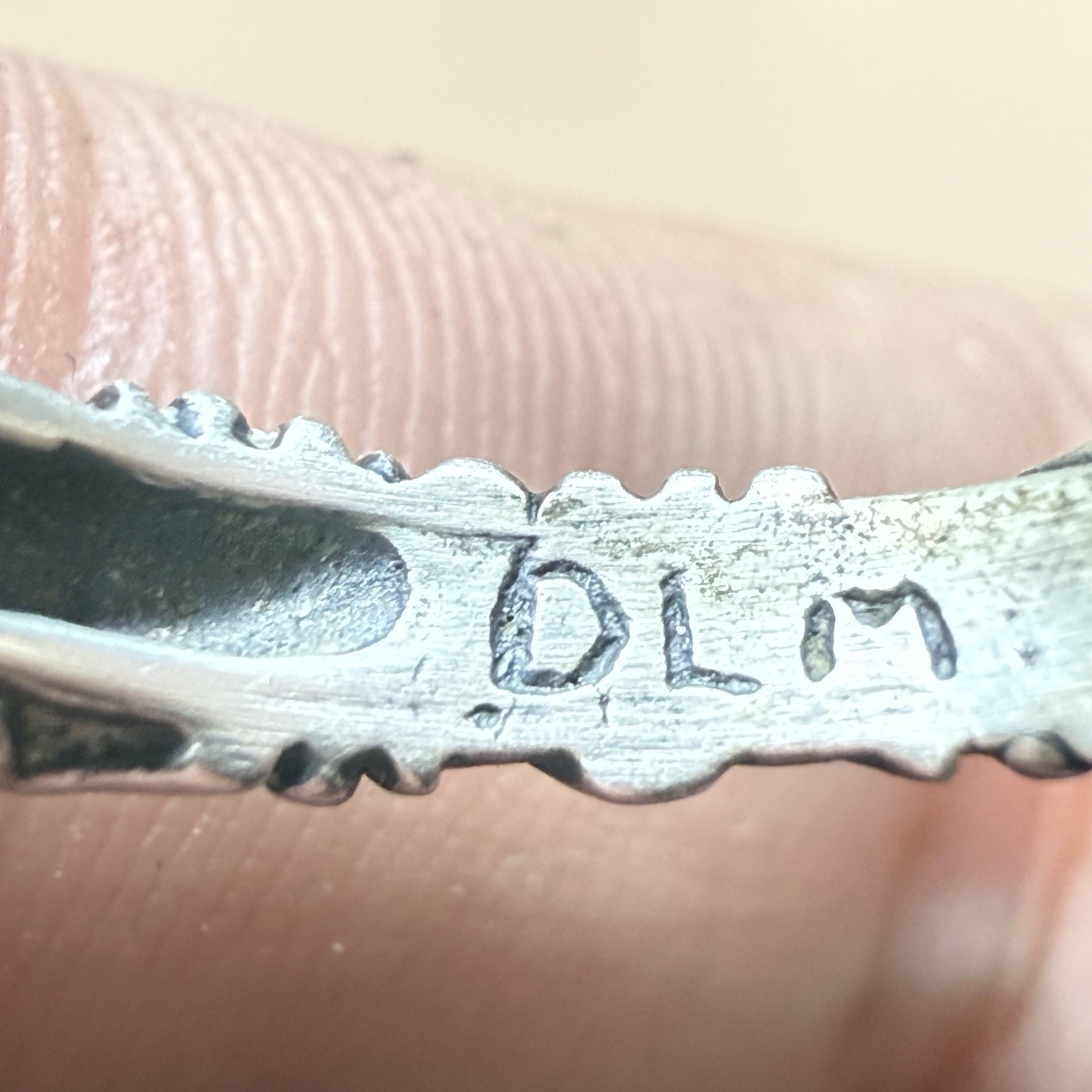 Dian Malouf Tribal Stack Stacking Ring Sterling Silver 925 Size 7.5 DLM