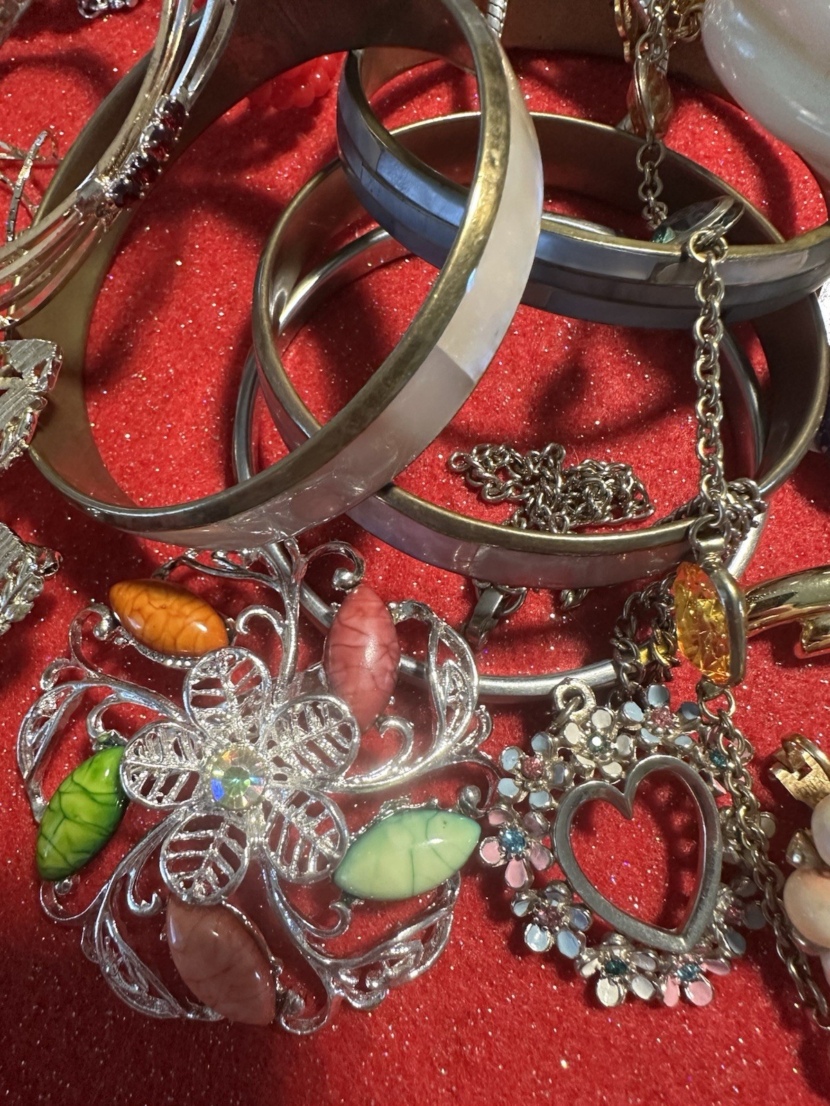 Vtg Estate Jewelry Lot Avon Monet Napier Lisner Marcella MOP