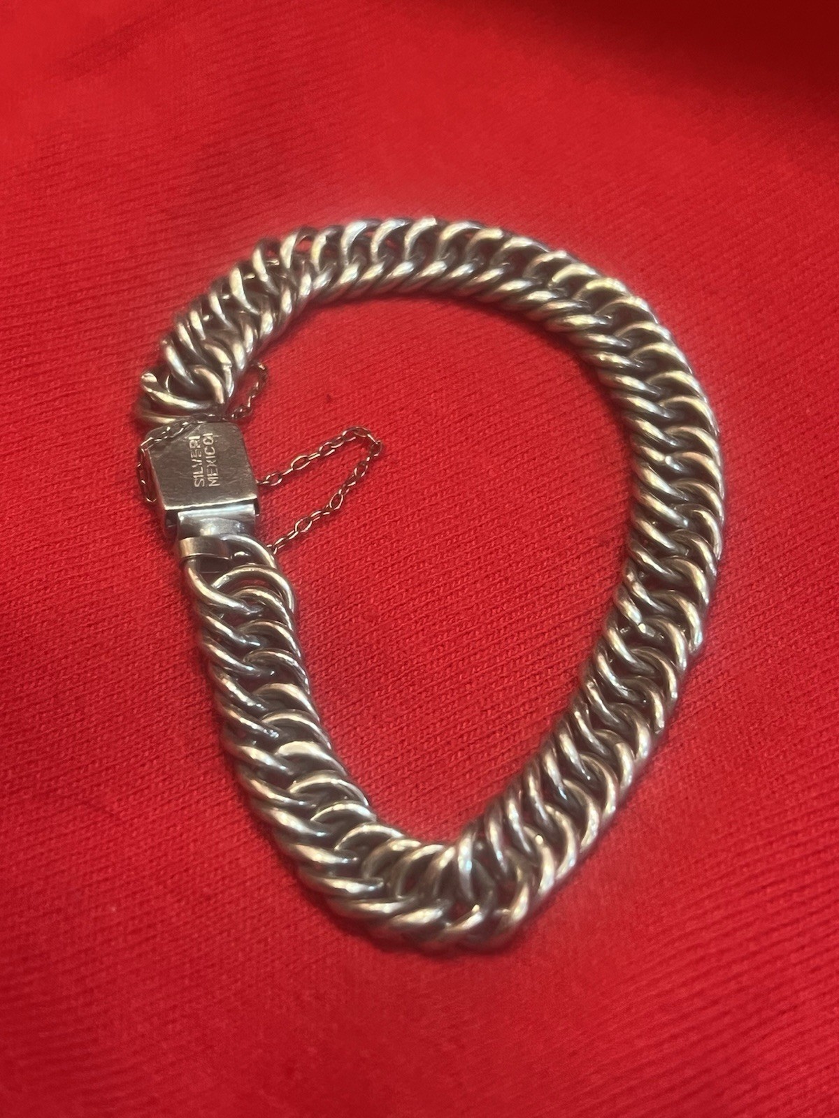 Sterling Silver Bracelet Vintage 21.4 G
