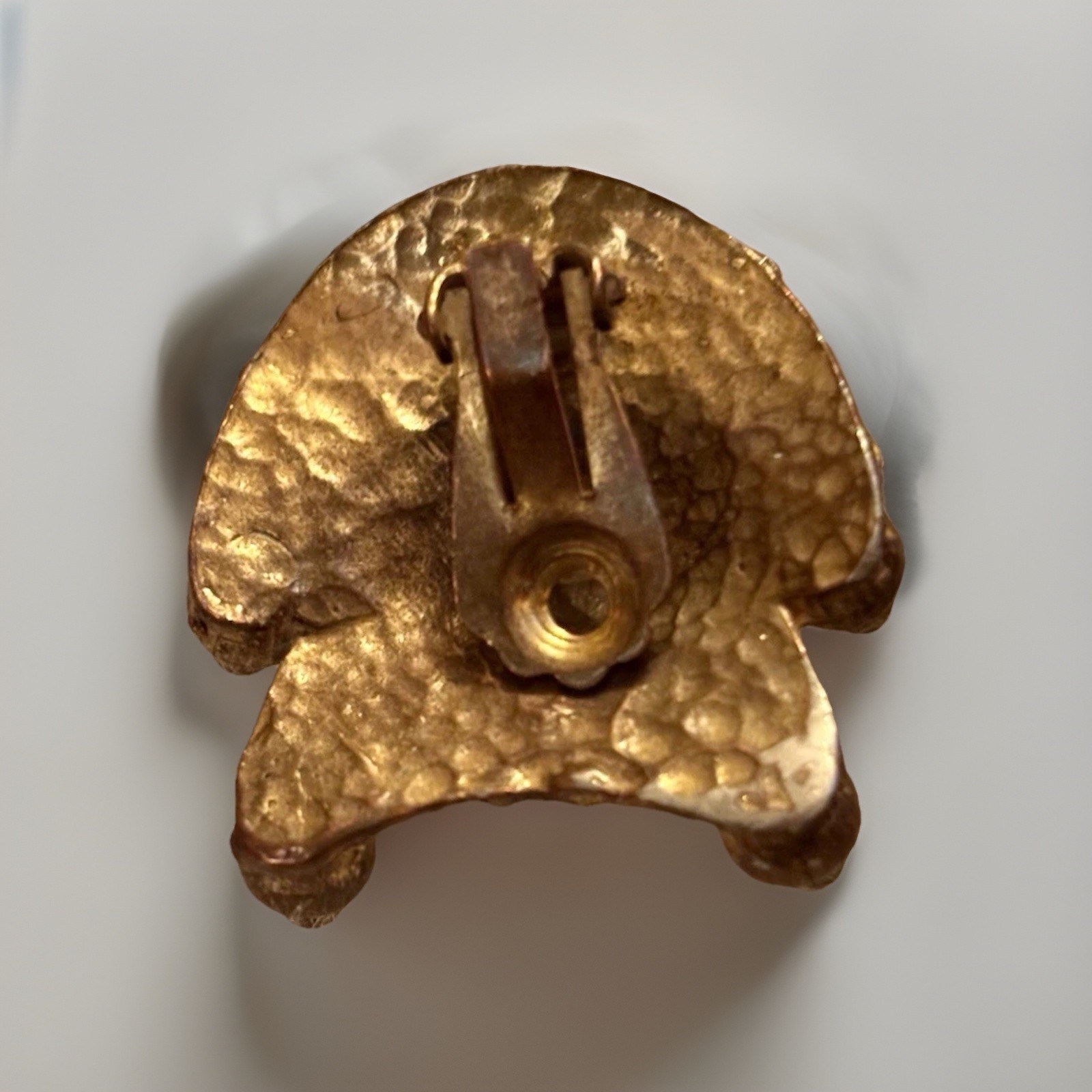 Strange Unique Vintage Brooch Scarf Clip Not Really Sure But It’s A Fun Piece