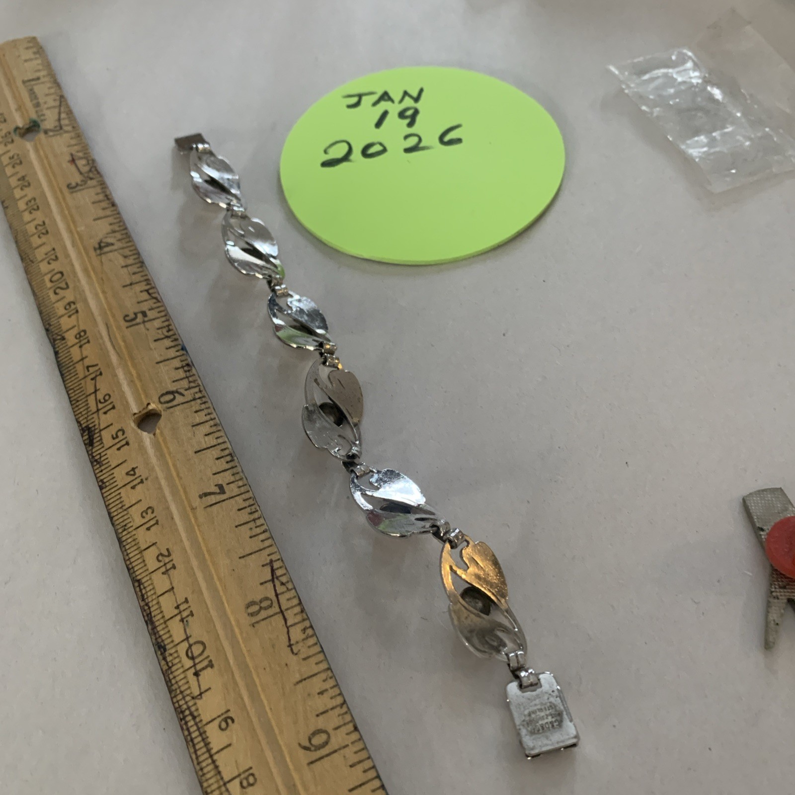 Ca.1960 Ster,bracelet 7” By G&D Co. 17.5 Gr. Great Clasp