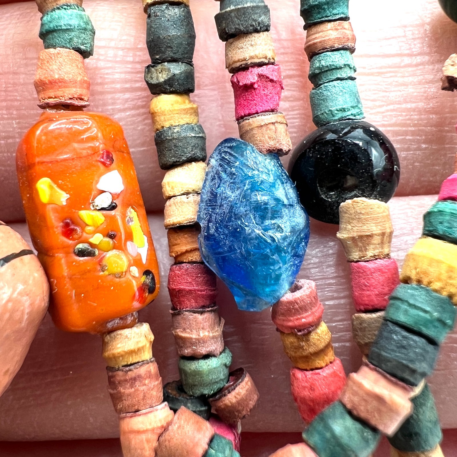 Long Artisan Beaded Animal Necklace with Colorful Fringe – Global Folk Inspired