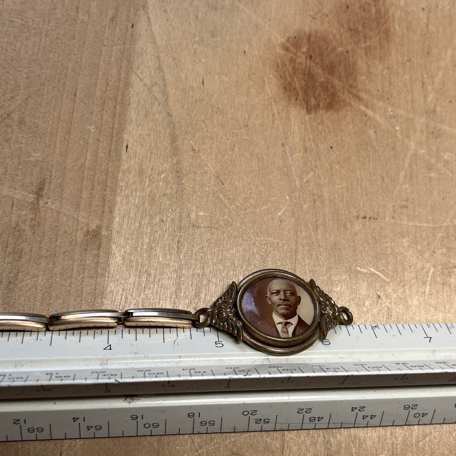 Antique Victorian Stretch Bracelet African American Man Circa 1920s — K1