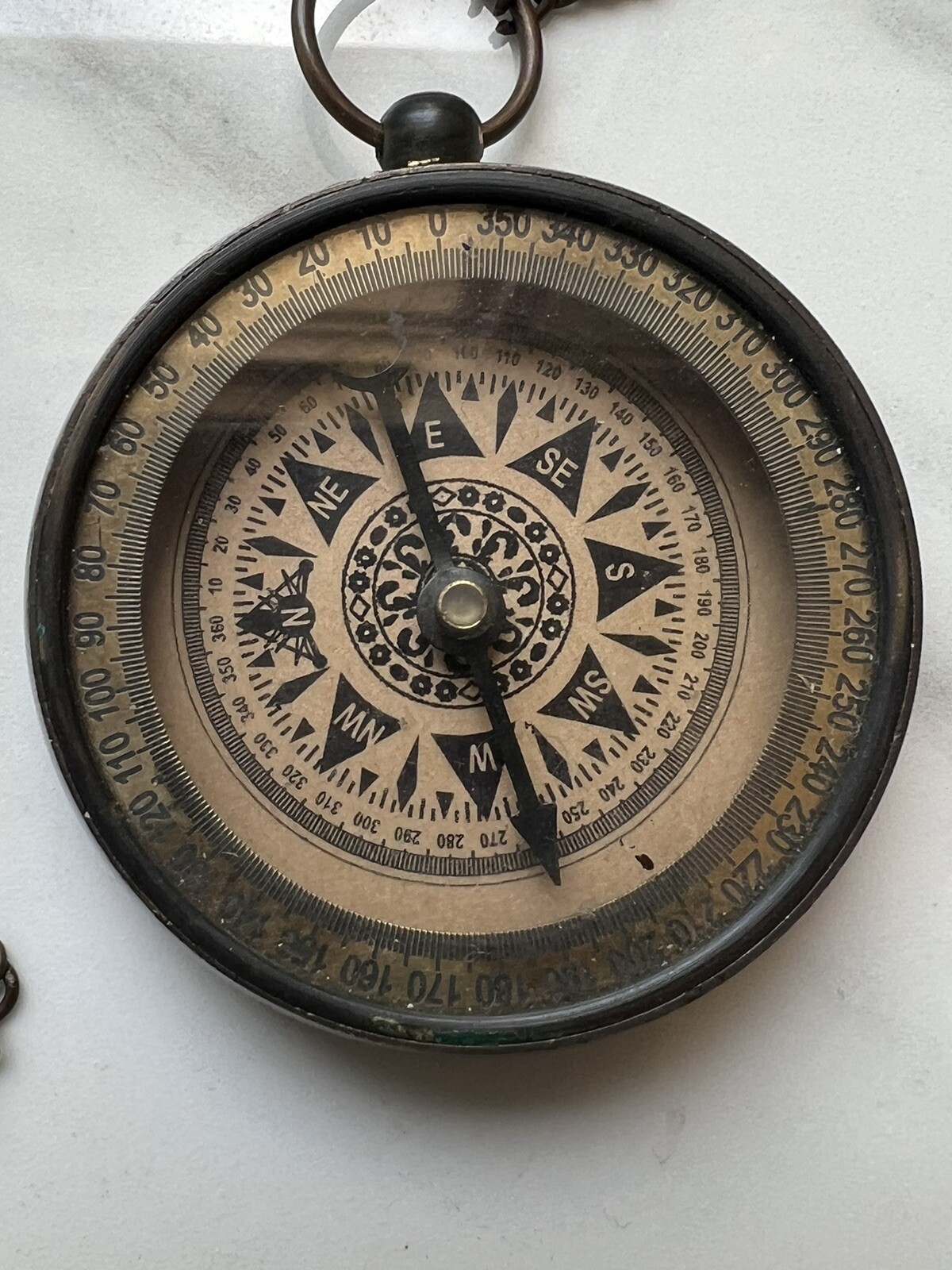 Henry Hughes London 1941 Compass Necklace -VR