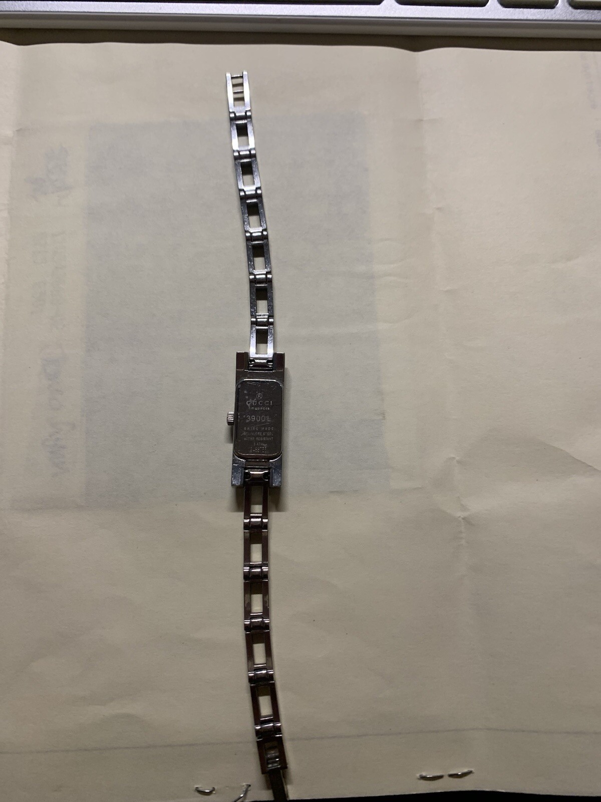 Ladies Gucci 3900L Stainless Steel And Diamond Watch – 7.25 in length