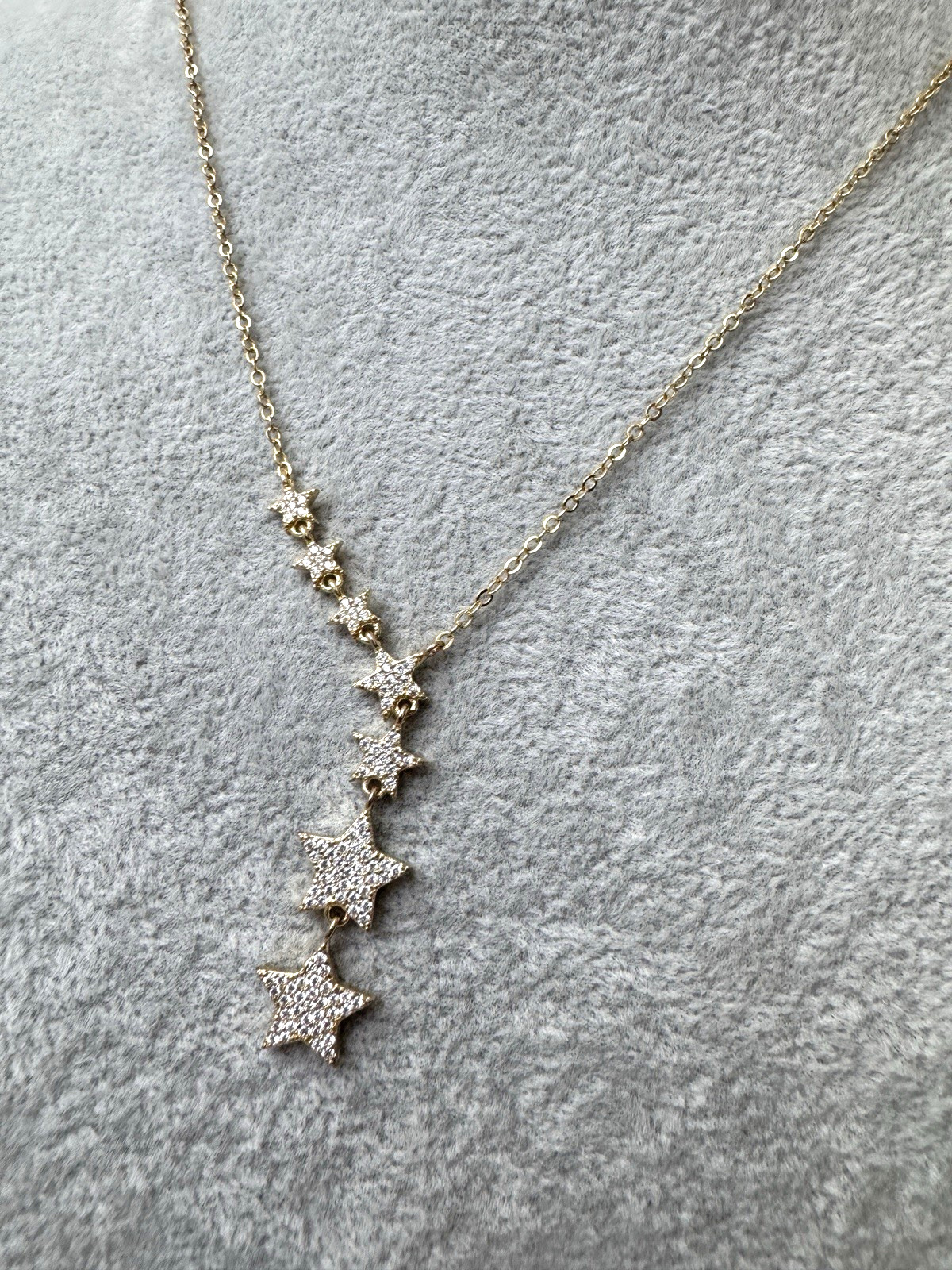 VTG coquette STARS rhinestone glam y2k 2000s 80s Necklace Lot Choker Goth boho