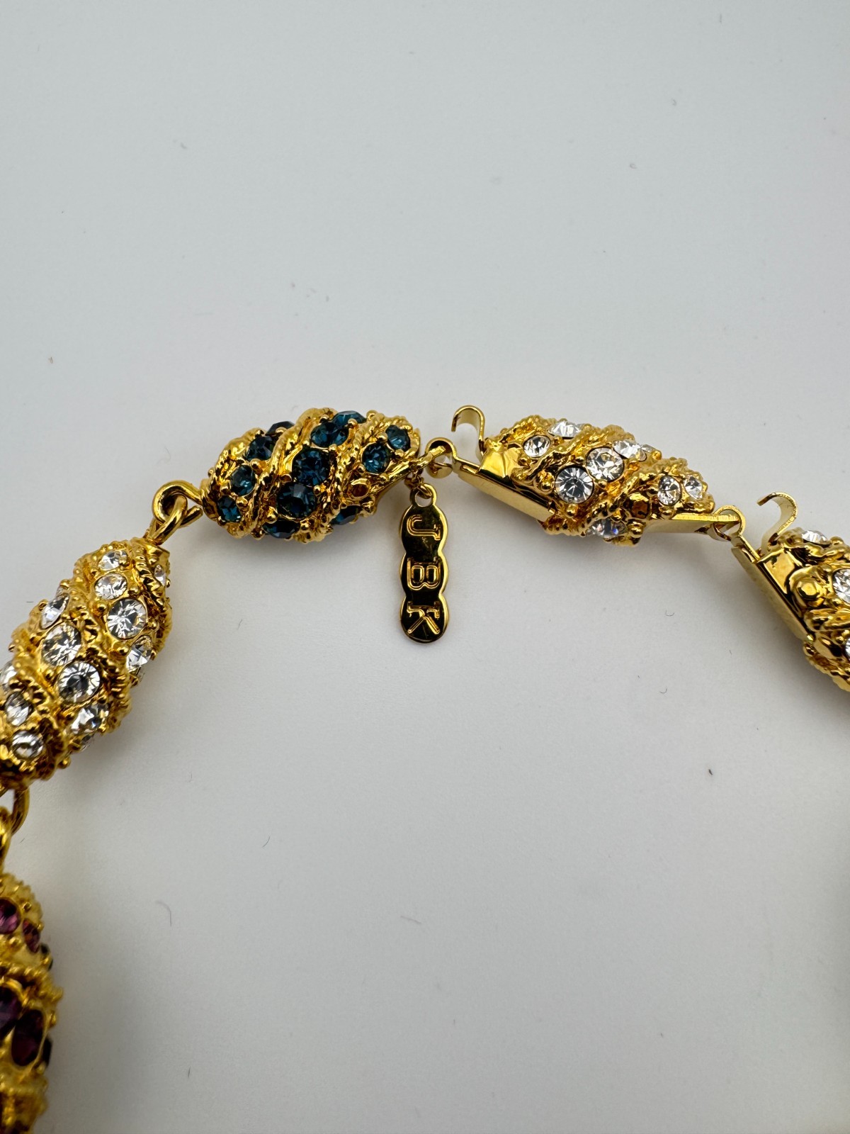 Vintage JBK Bracelet Camrose & Kross Jacqueline Kennedy Royal Easter Egg Link