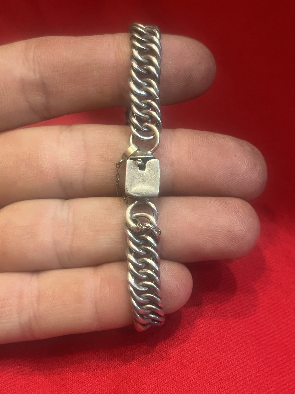 Sterling Silver Bracelet Vintage 21.4 G