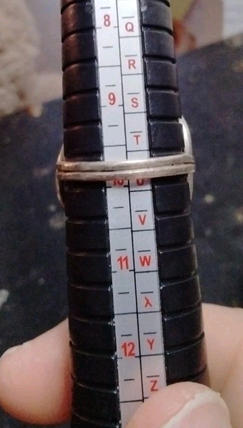 VTG Sterling Silver Arts & Crafts Ring Wire Rimmed Lodolite Phantom Quartz SZ10