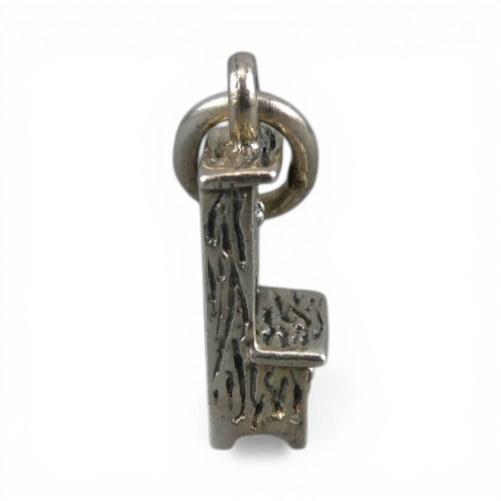 VINTAGE Sterling Silver HOOSIER CABINET Charm for Bracelet BROWN COUNTY Antique