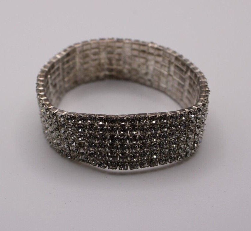 Vintage 6 Strand “Sparkly” Stretch Band. Elegant, Formal