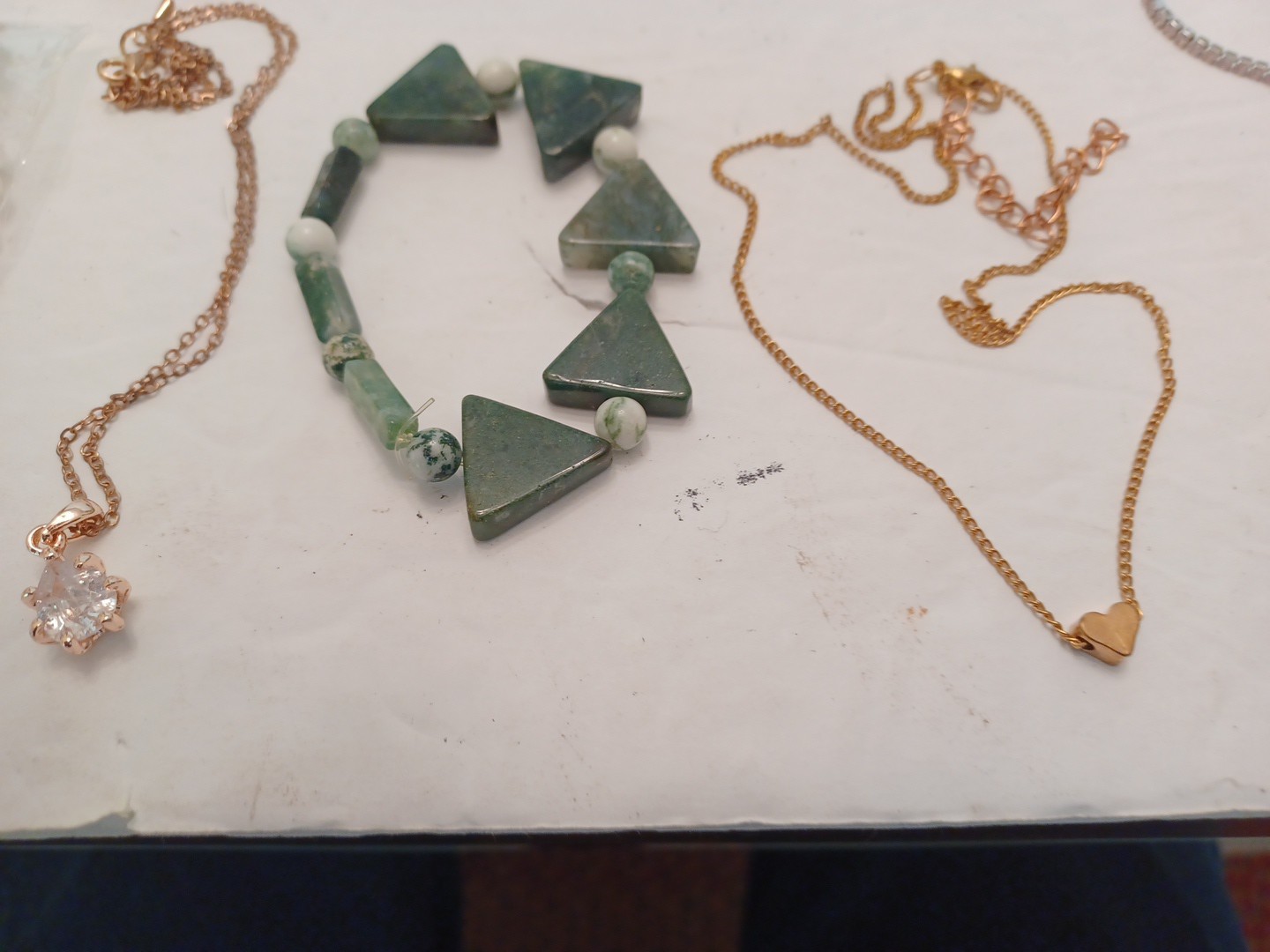 Mixed LOT OF 12 Costume Jewelry Pieces GOLD TONE/SILVER TONE USED FREE SHIP