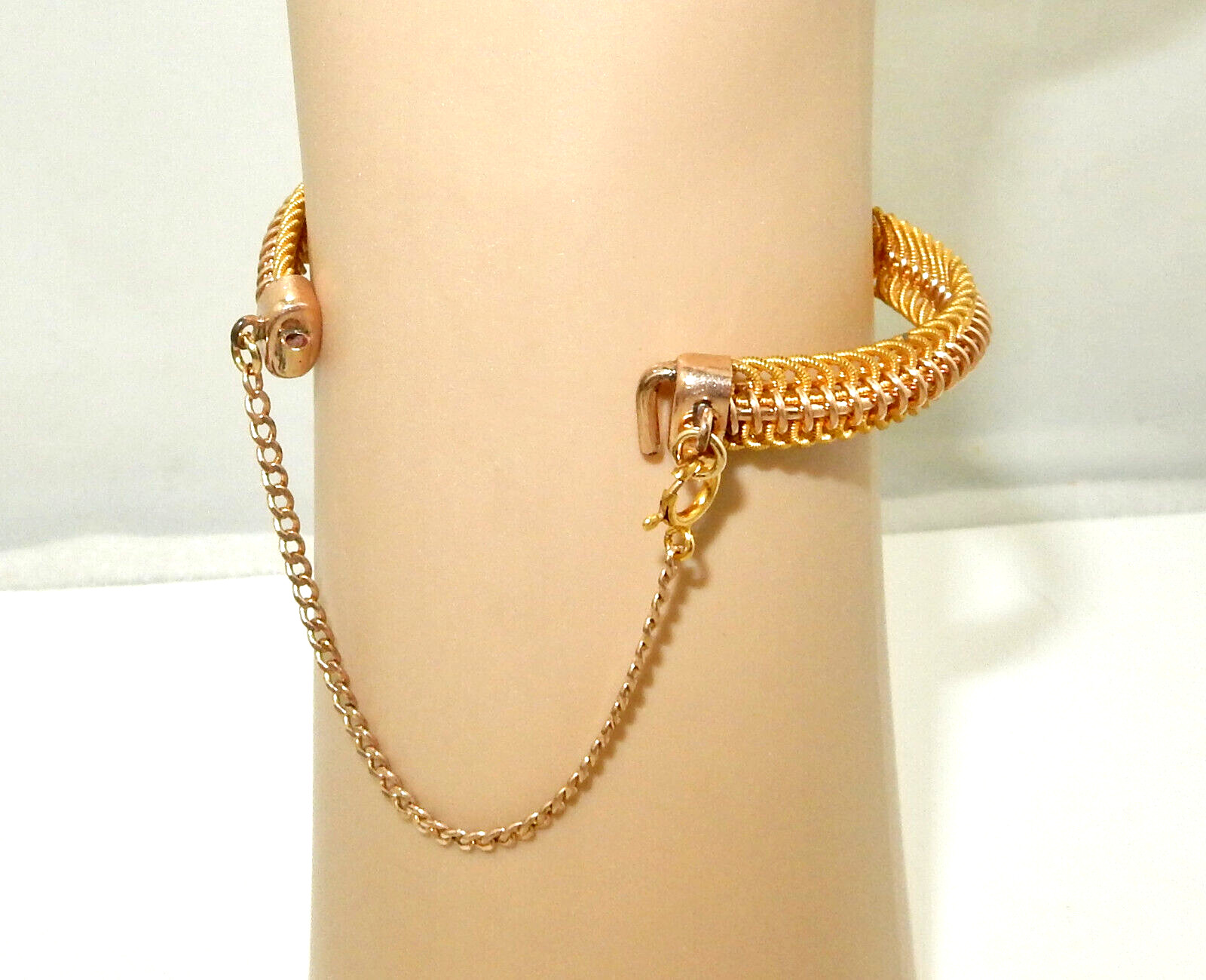 Vintage 9K Gold Filled Bracelet Expanding Bendable 10 grams CHILD SIZE/PETITE