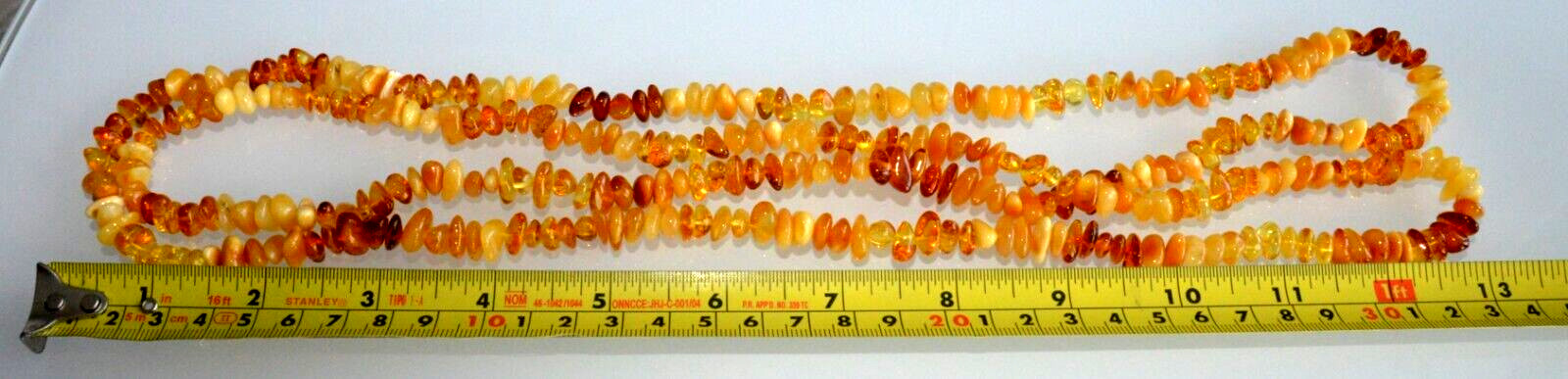 ✅135 cm=51gr RUSSIAN SOVIET BALTIC AMBER BEAD NECKLACE 琥珀 BRACELET STONE PENDANT