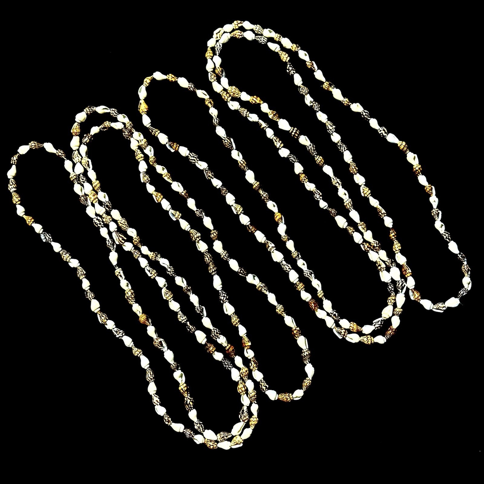 Vtg Seashell Necklaces & Leis Collection Lot Of 6 Hawaii Style Garlands N