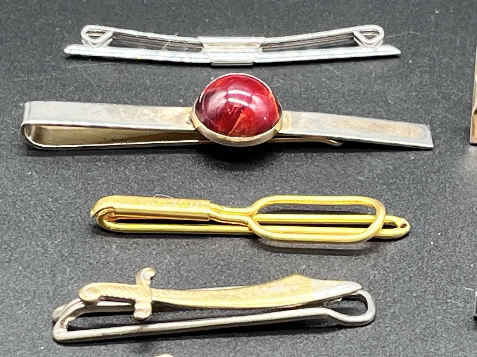 45+ Lot Vintage Cufflinks Tie Bars Tac MORE Swank Hickok Shields Sarah Coventry+