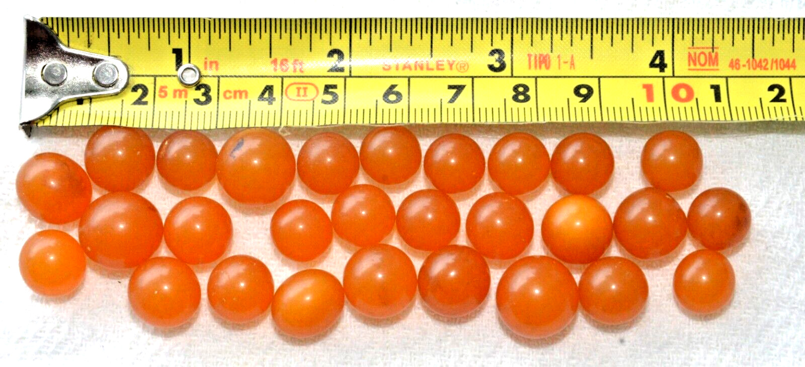 ✅ 20gr RUSSIAN SOVIET BALTIC SEA AMBER BOLLS NECKLACE 老琥珀 BEADS STONE ROCK PIN ☭