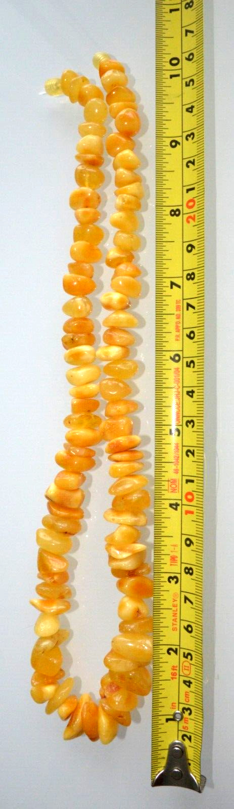 44gr RUSSIAN SOVIET BALTIC AMBER BEAD NECKLACE 琥珀 BRACELET STONE PENDANT EARRING