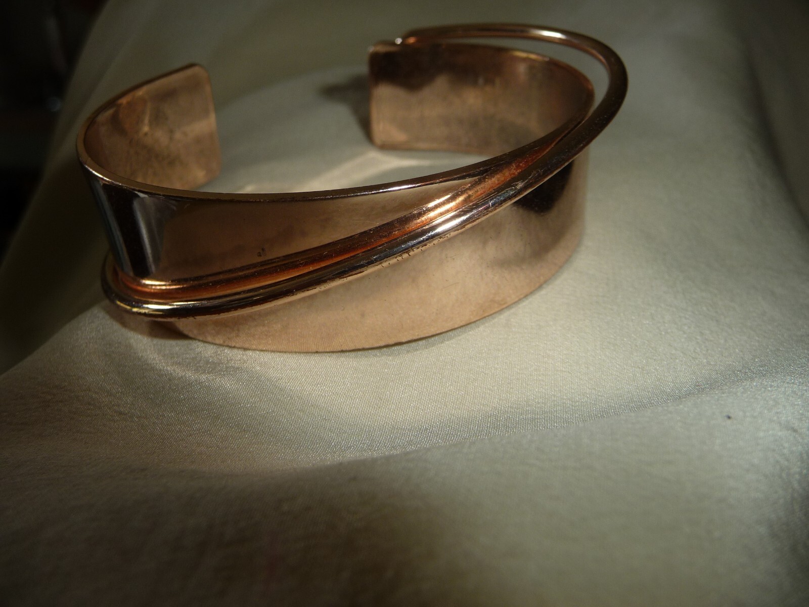 MCM ROSE GOLD TONE 3/4″ CUFF “W BRACELET #19/11A