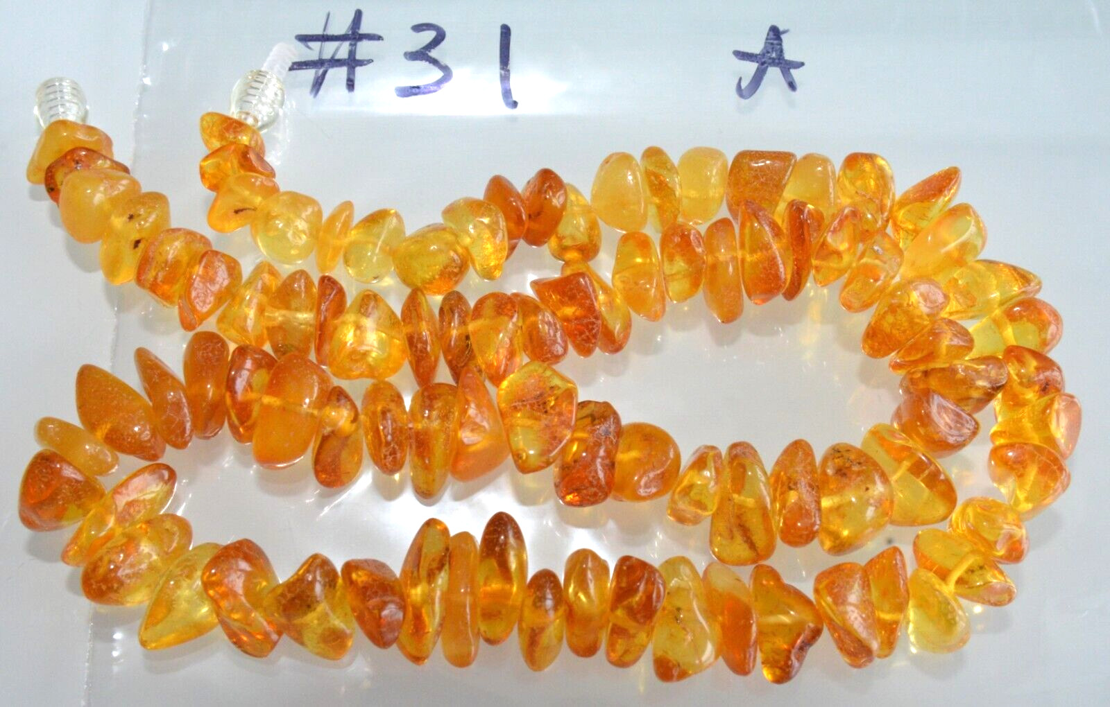 40gr RUSSIAN SOVIET BALTIC AMBER BEAD NECKLACE 琥珀 BRACELET STONE PENDANT EARRING