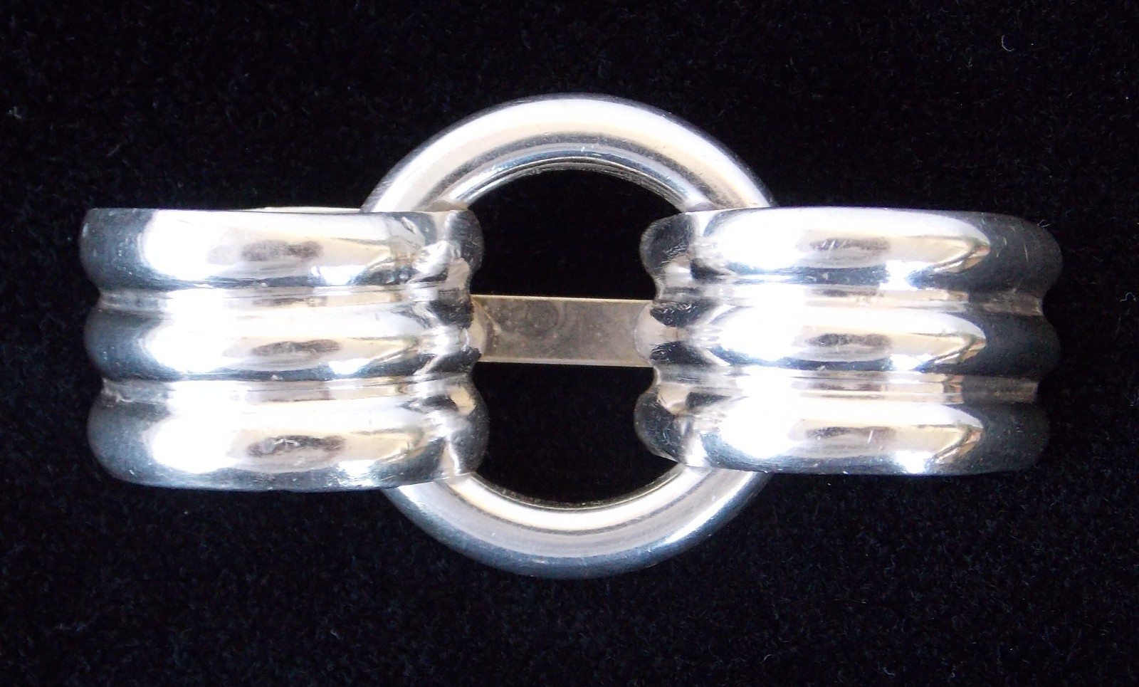 Vintage Los Castillo Taxco Mexico 925 Sterling Silver Scarf Pin Brooch 1942-1948