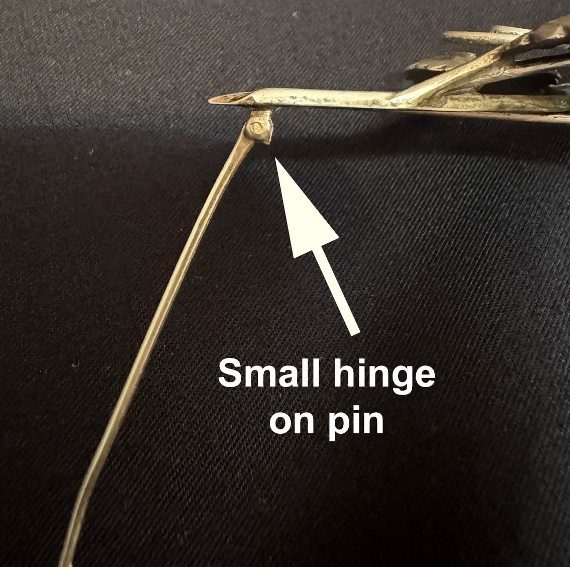 Vintage Sterling Silver Brooch: Rose and Petals, circa 1920s