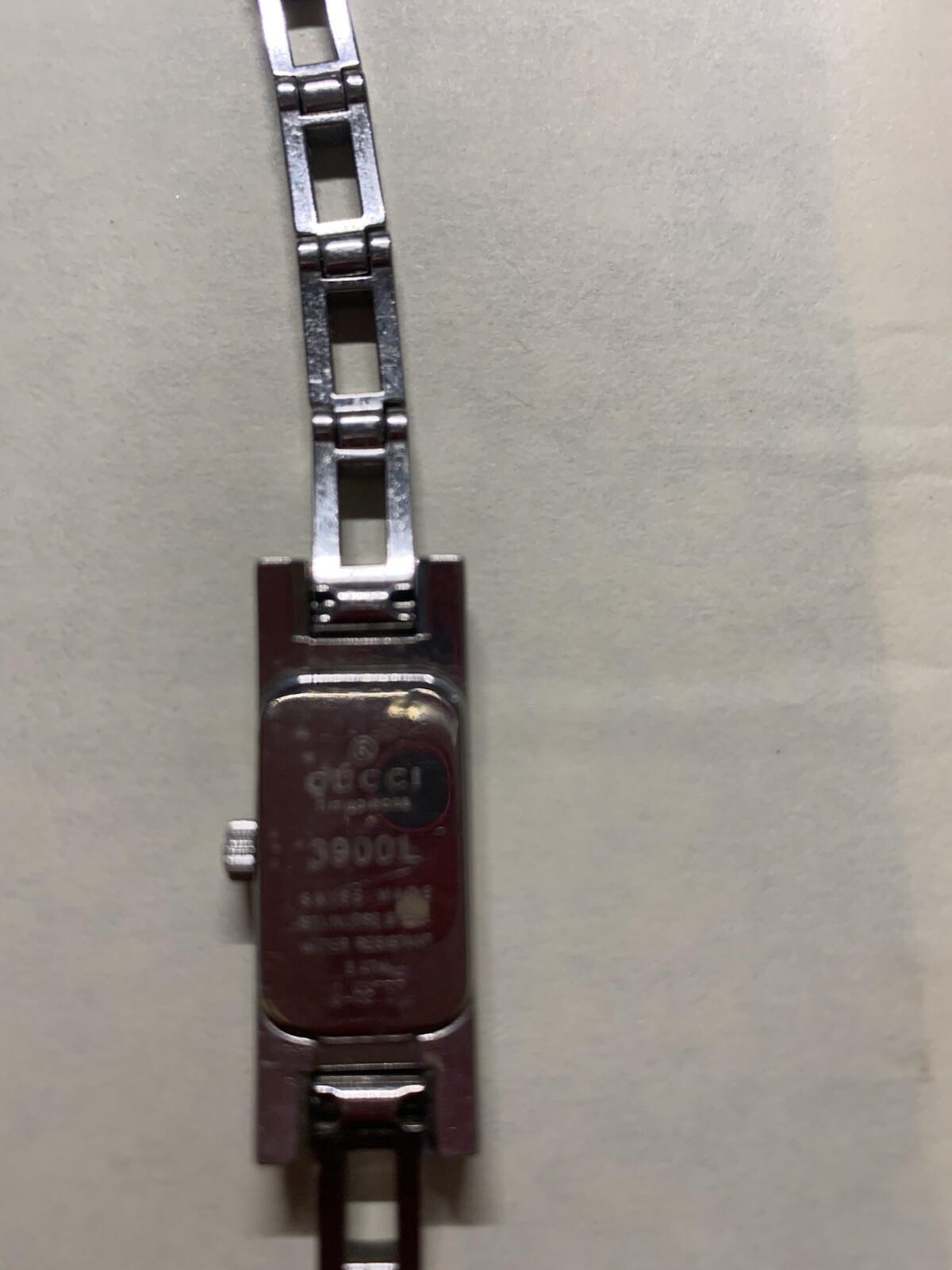 Ladies Gucci 3900L Stainless Steel And Diamond Watch – 7.25 in length