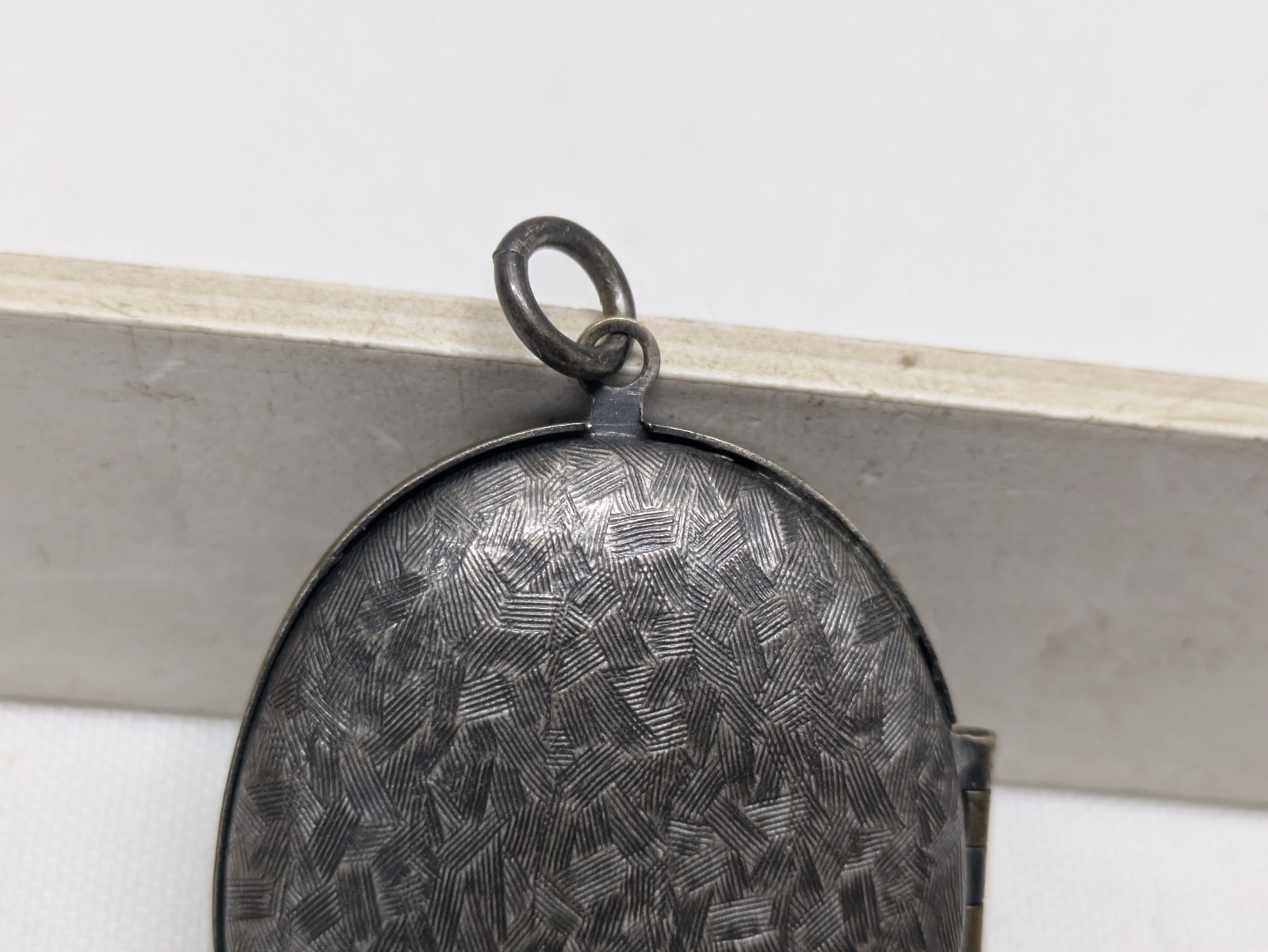 Antique! Art Nouveau Lady Portrait Oval Photo Locket Pendant! 🖼️