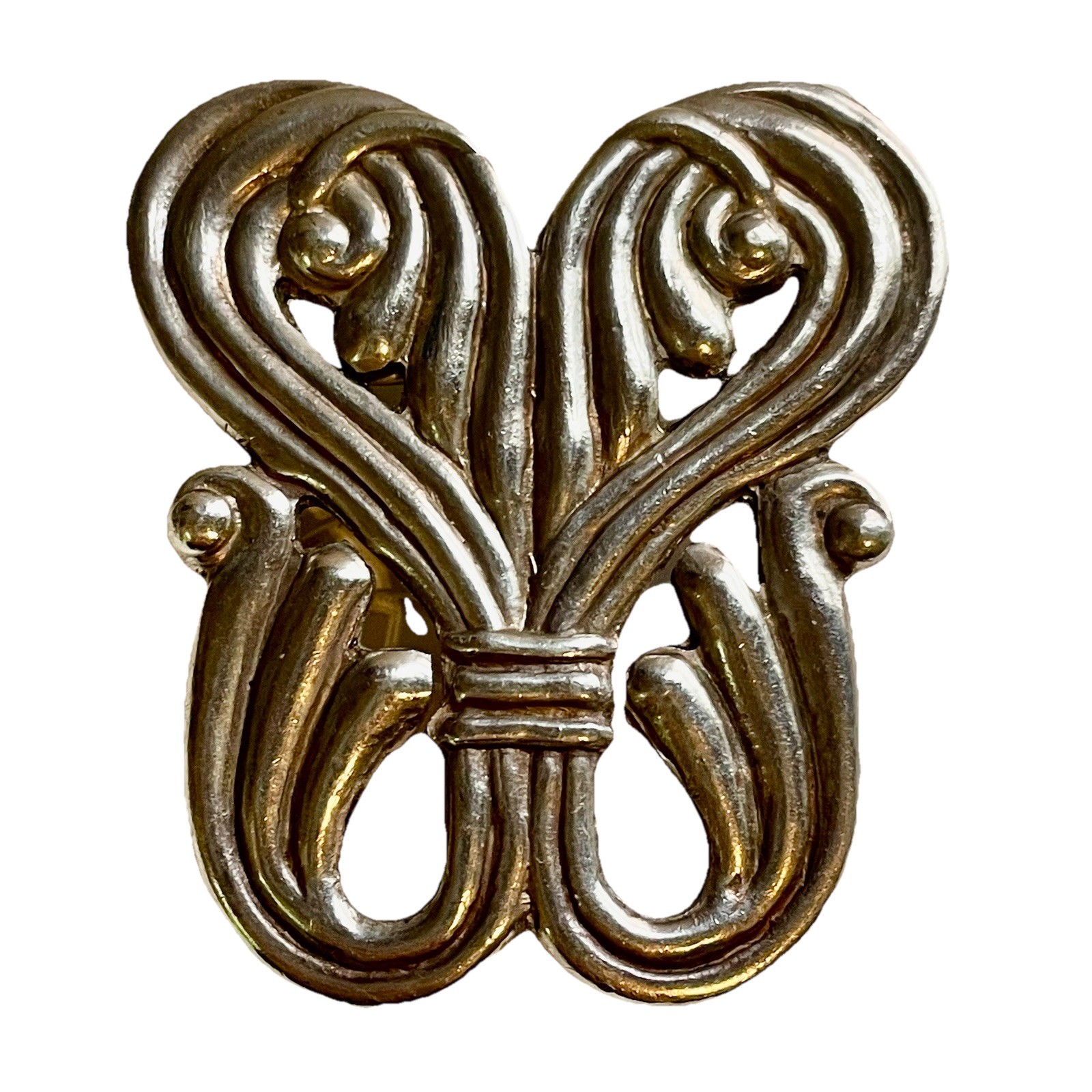 Vintage 1940s Los Castillos Taxco Sterling Silver Pin/Brooch. #517p
