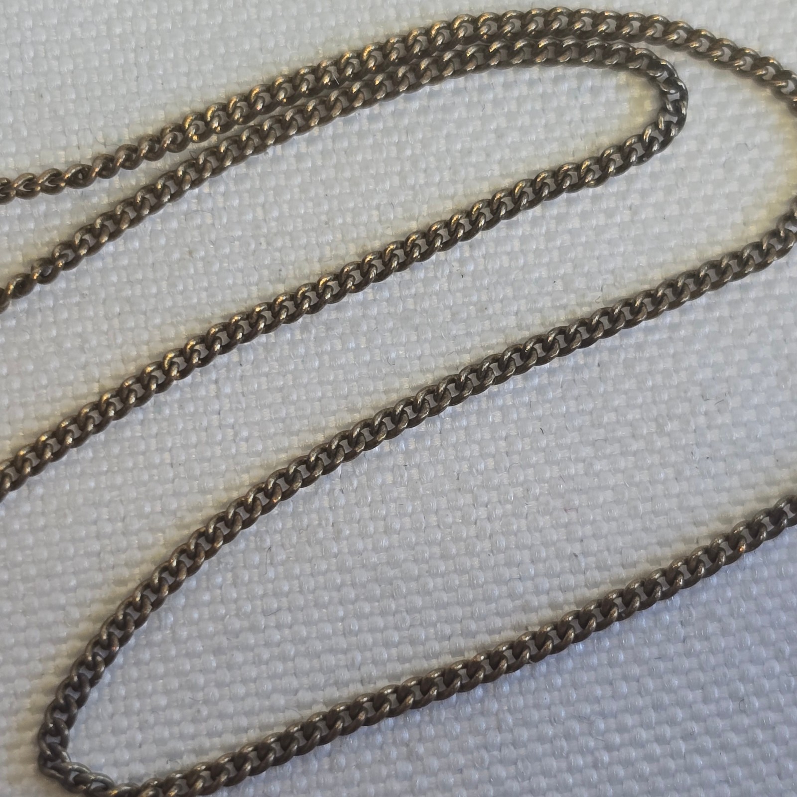 Vtg Sterling Silver Gold Wash Floral Necklace 11.17g Fine Jewelry 16.75″ Chain
