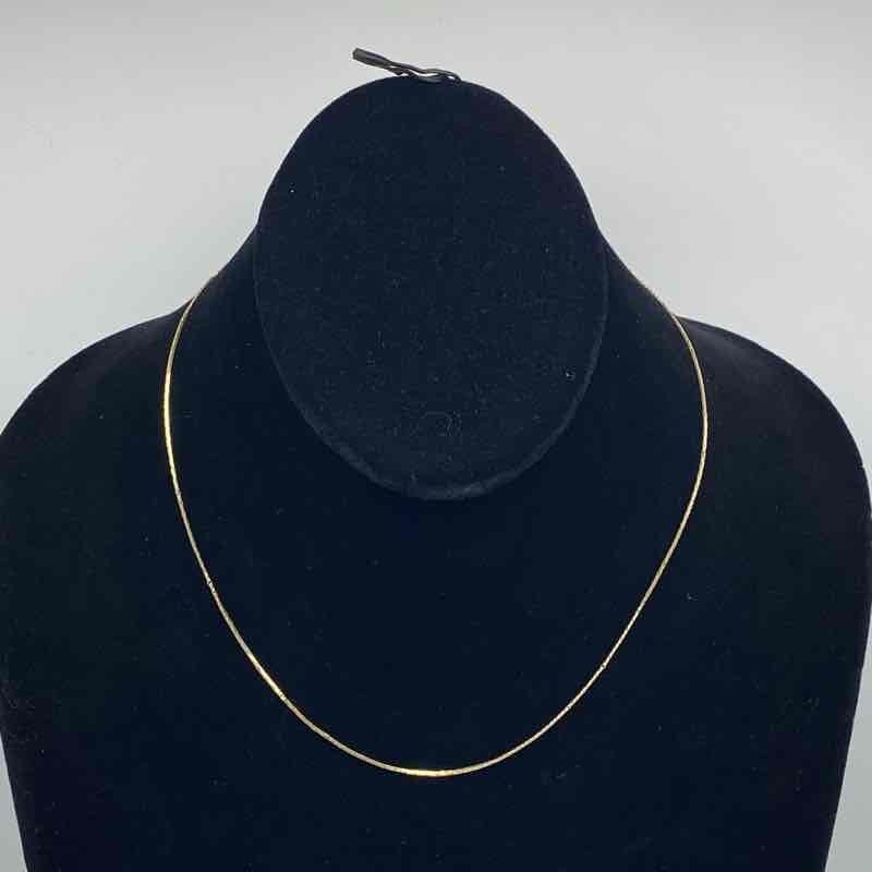 Hazel 14K Yellow Gold S-Link Chain Necklace 16.5″ Stamped 14K Tests 13K 1.8g