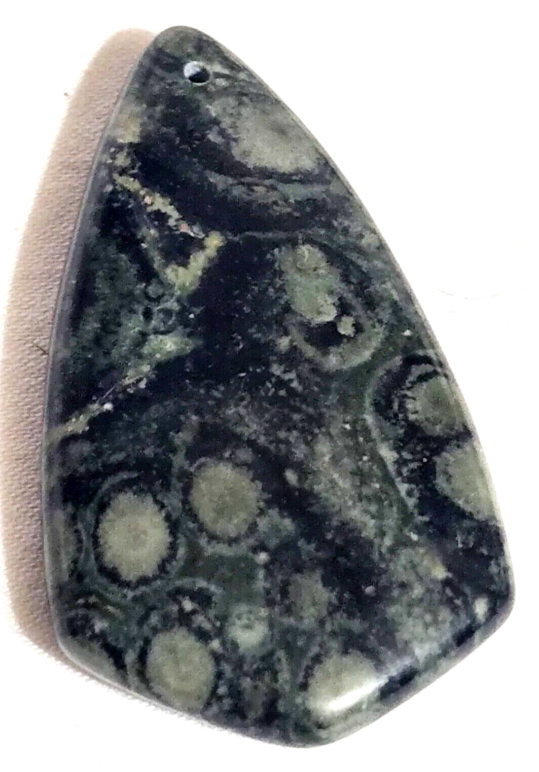 Pendant for Necklace Star Galaxy JASPER Stone Teardrop Cabochon 2″