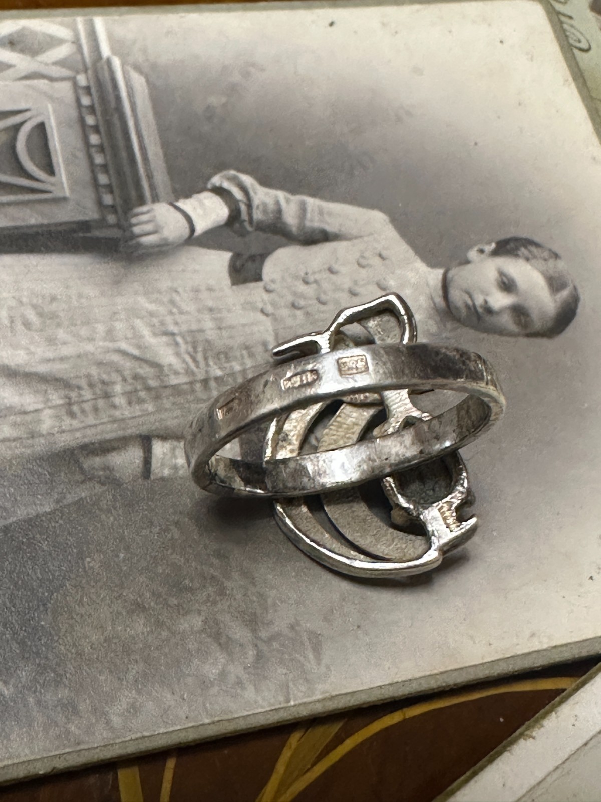 vintage Women’s ring jewelry SILVER 875 red stone Soviet RING USSR