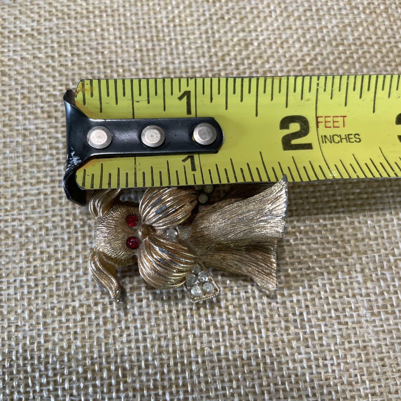 Vintage Marcel Boucher Style Pin TERRIER Dog Brooch