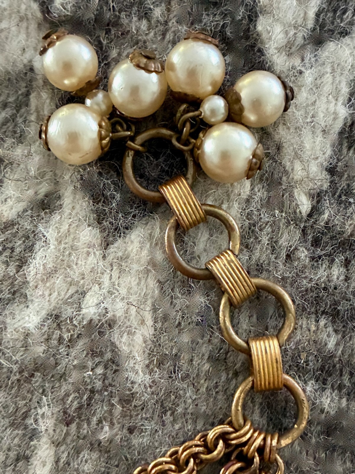 EARLY 1940s MIRIAM HASKELL PEARL NECKLACE Unsigned